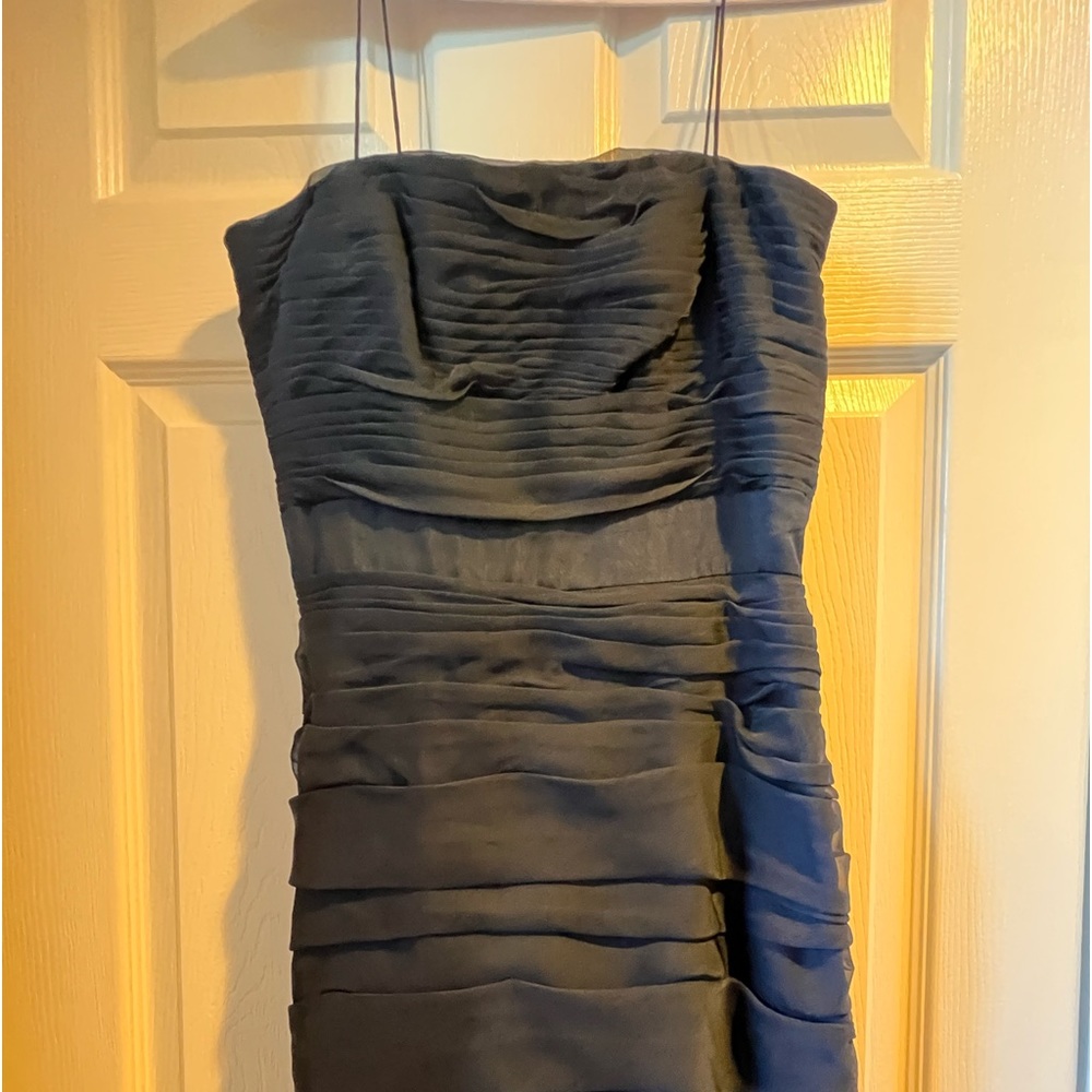 Navy, strapless short dress. Worn once for 6 hours. Perfect condition!